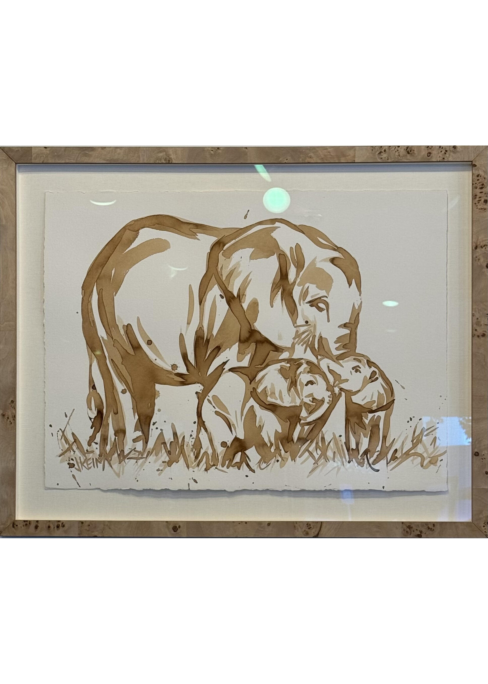 Jennifer Keim Elephant Mama & 2 babies