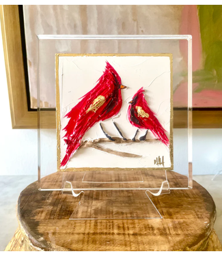 Debra Hewitt Designs Two Cardinals on a Branch