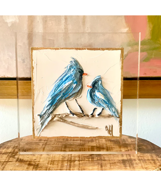 Debra Hewitt Designs Two Blue Birds on a Branch