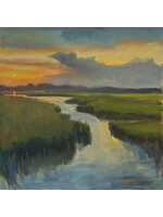 Marsh at sunset