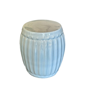 Van Cleve Collection Porcelain Ribbed Stool/Table