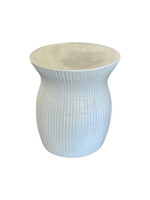 Fine Porcelain Fluted Side Table