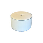 Rodney  Kennedy Velvet Trim Ottoman