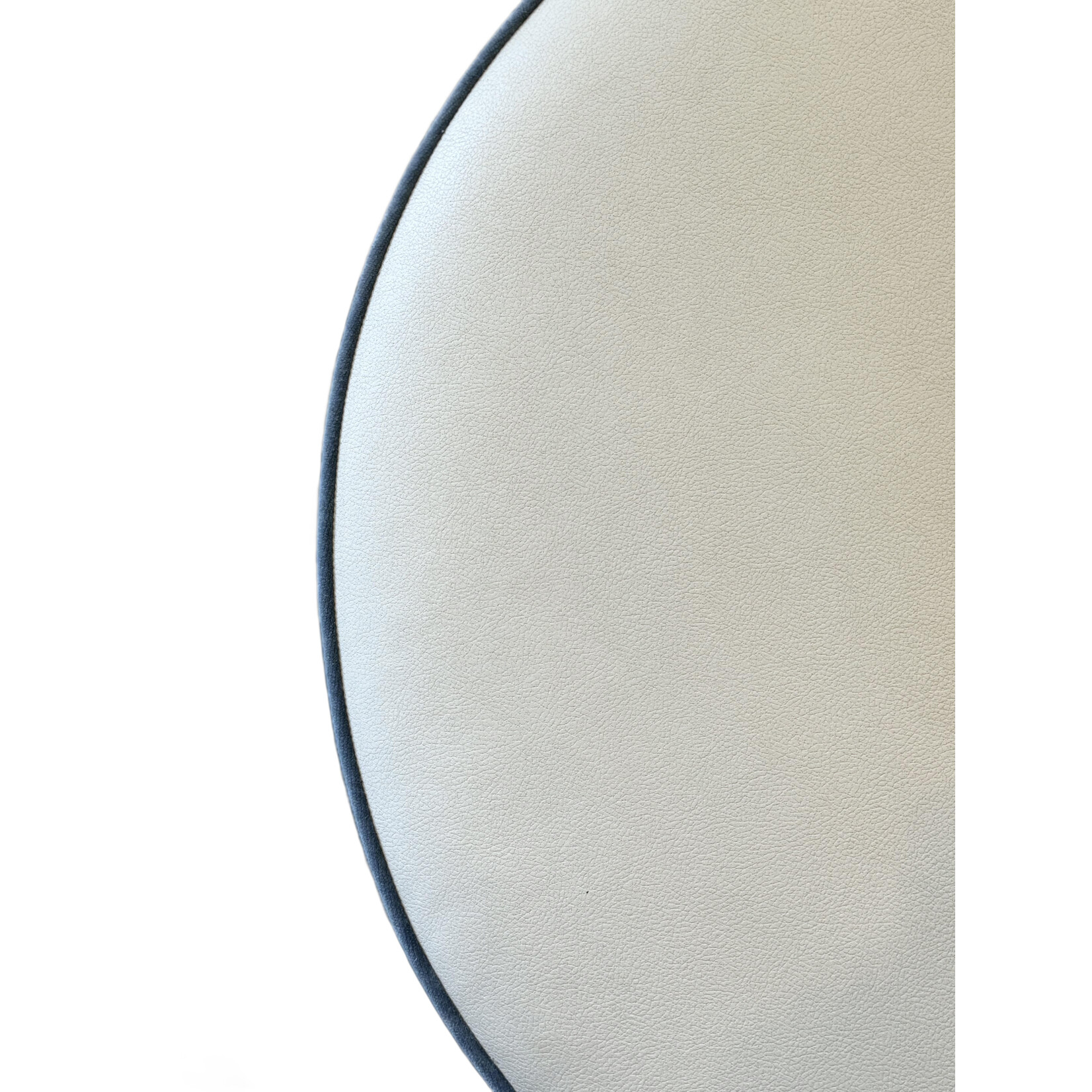 Rodney  Kennedy Velvet Trim Ottoman