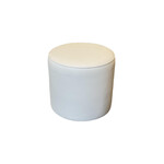 Rodney  Kennedy Off White Ottoman