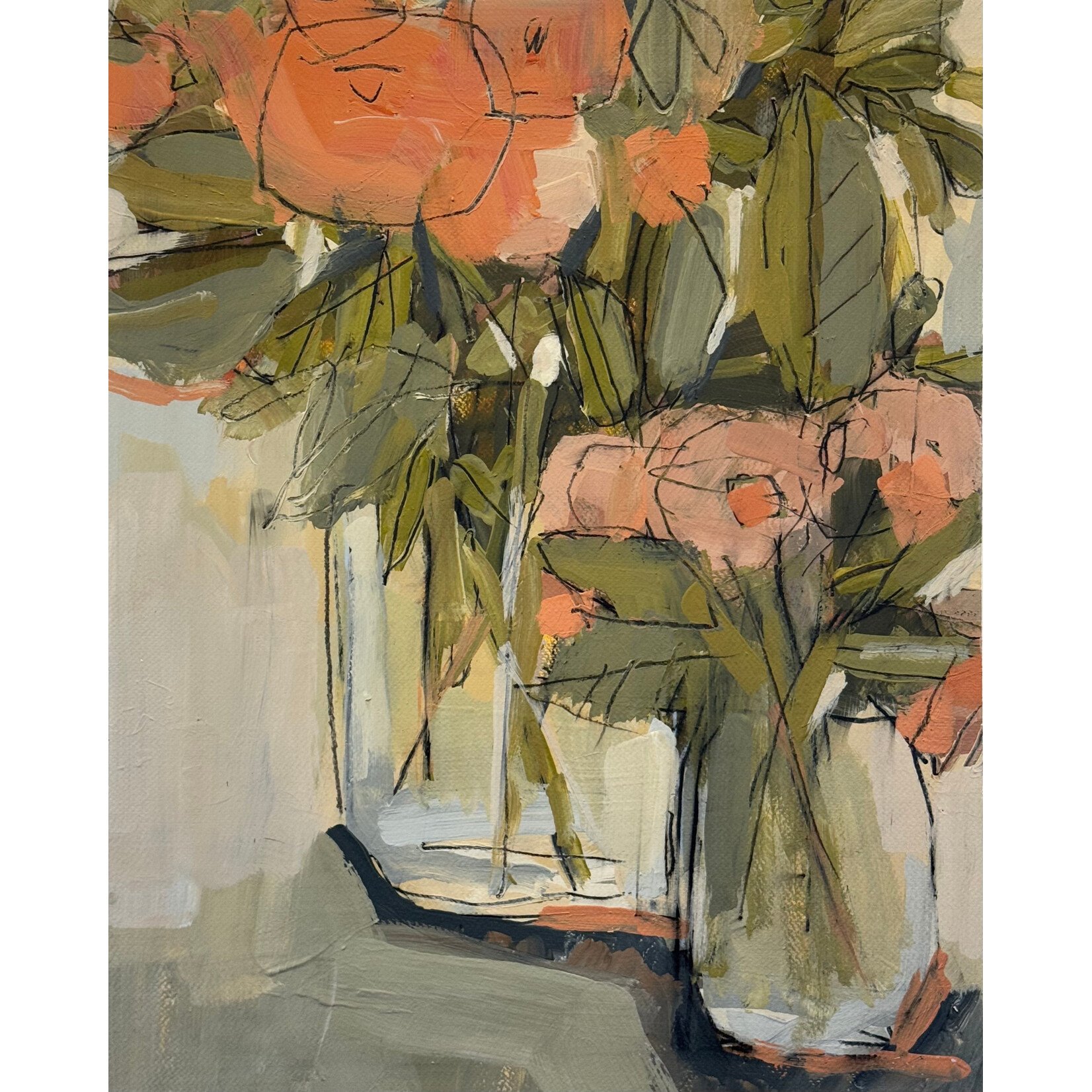 Jodie Hutchens "Just a Georgia Beauty" 20 x 16 Paper Mounted on Panel