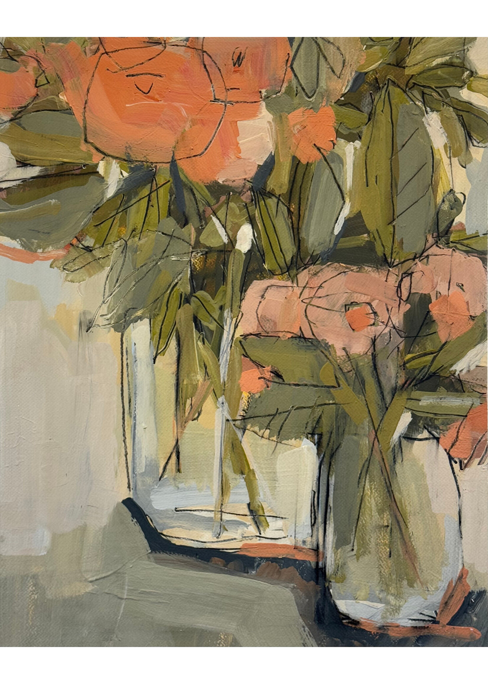 Jodie Hutchens "Just a Georgia Beauty" 20 x 16 Paper Mounted on Panel