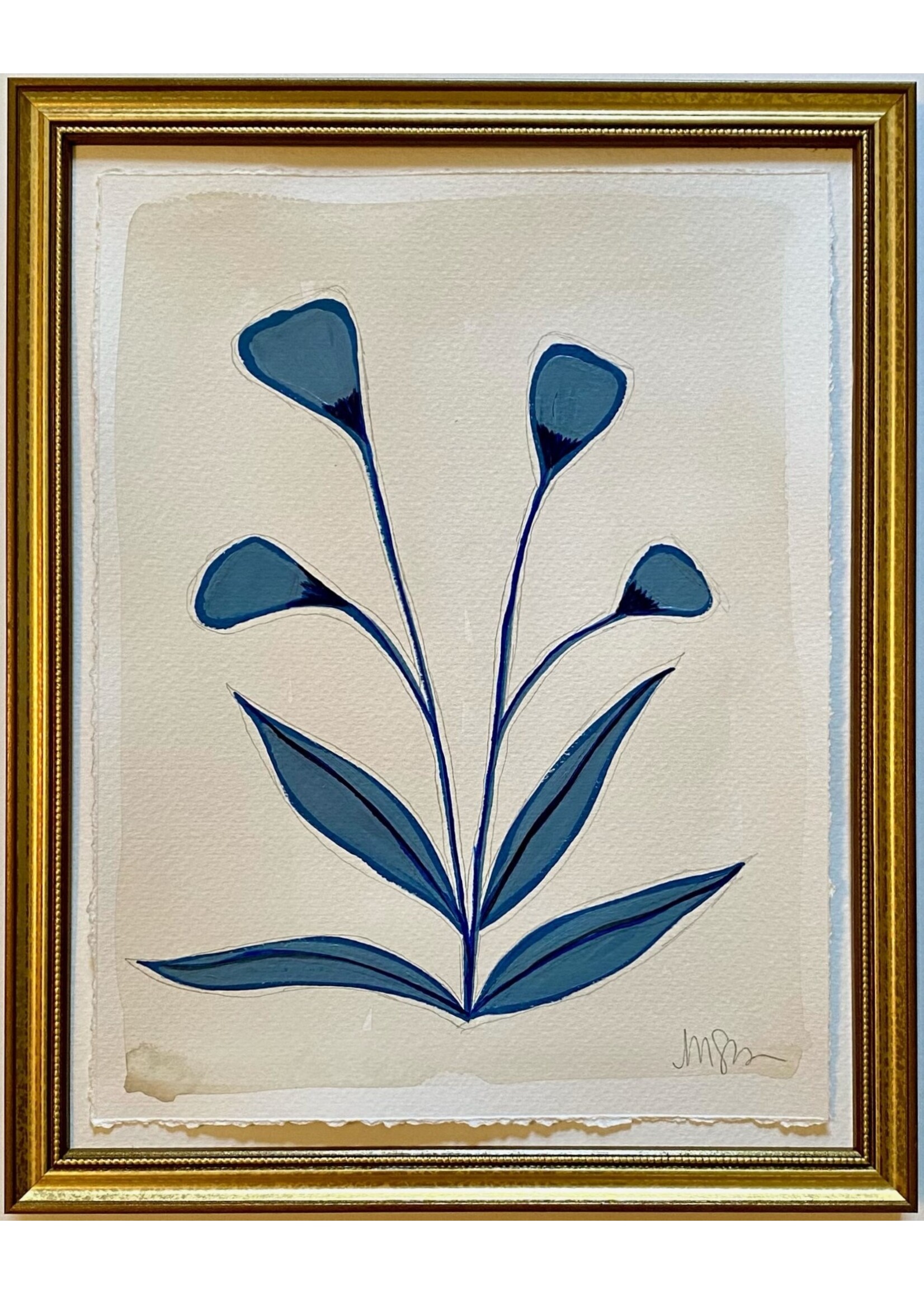 No. 08 - 11 Navy Botanical