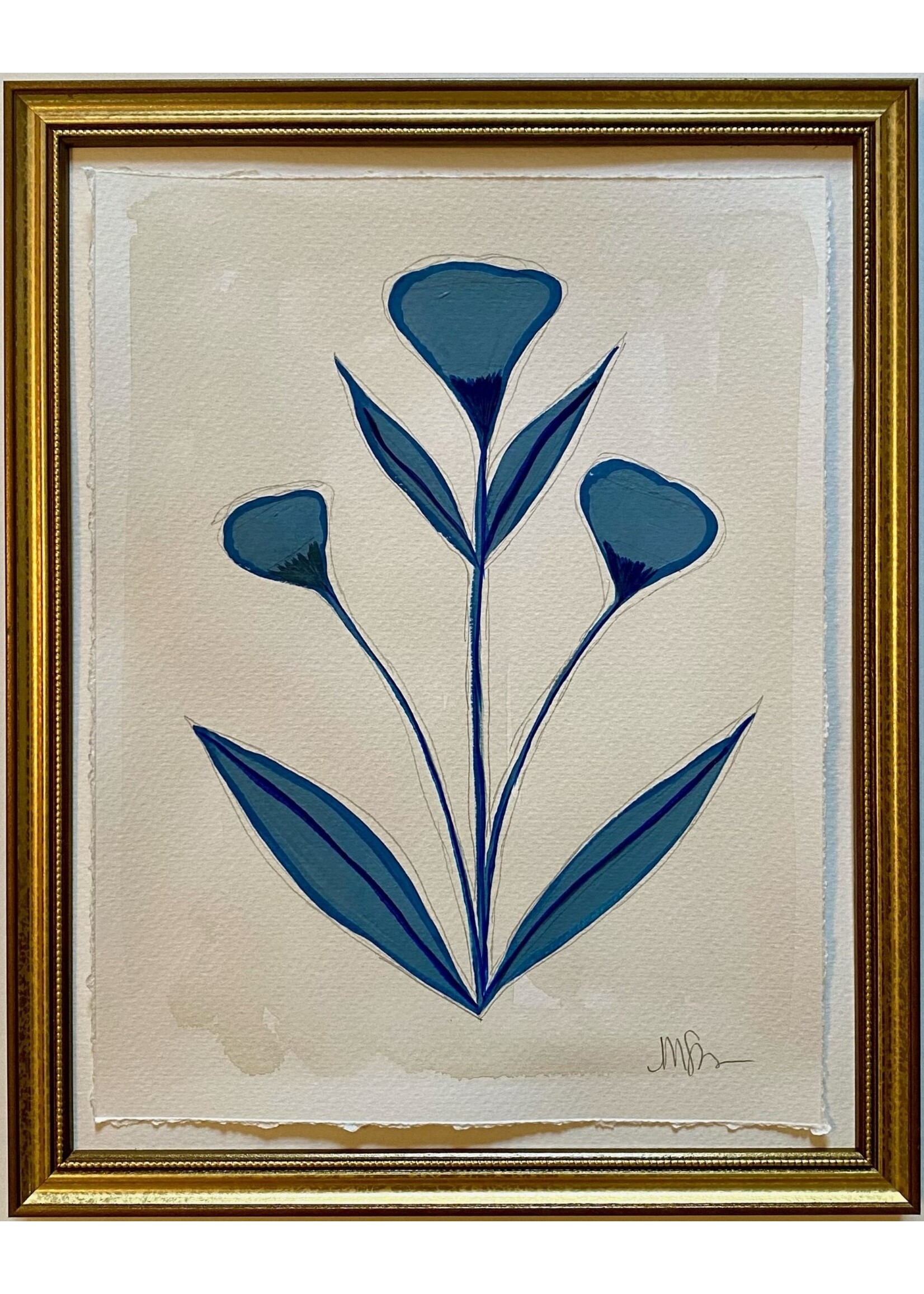 No. 08 - 11 Navy Botanical