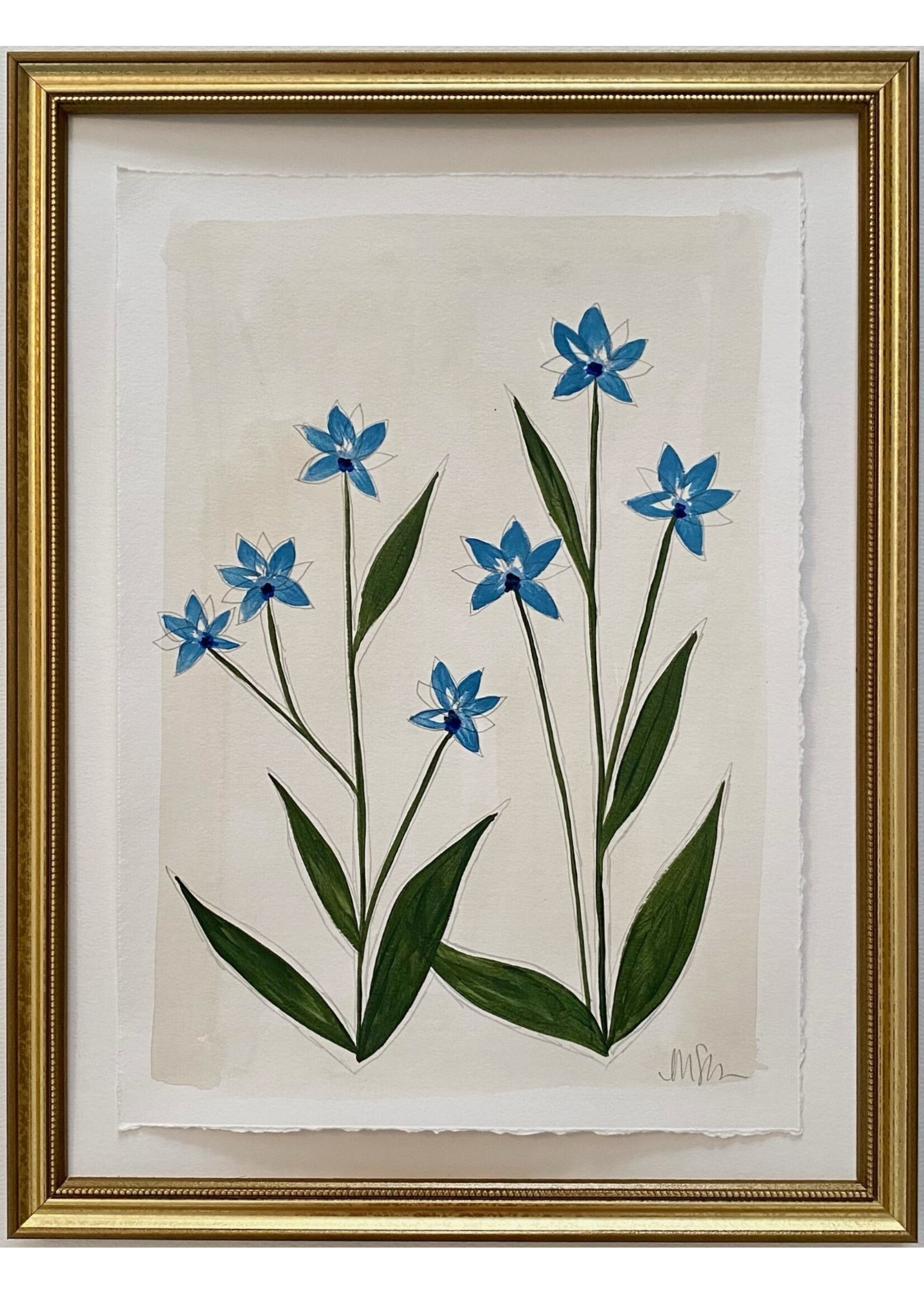 No. 12 - 15 Green & Blue Botanical