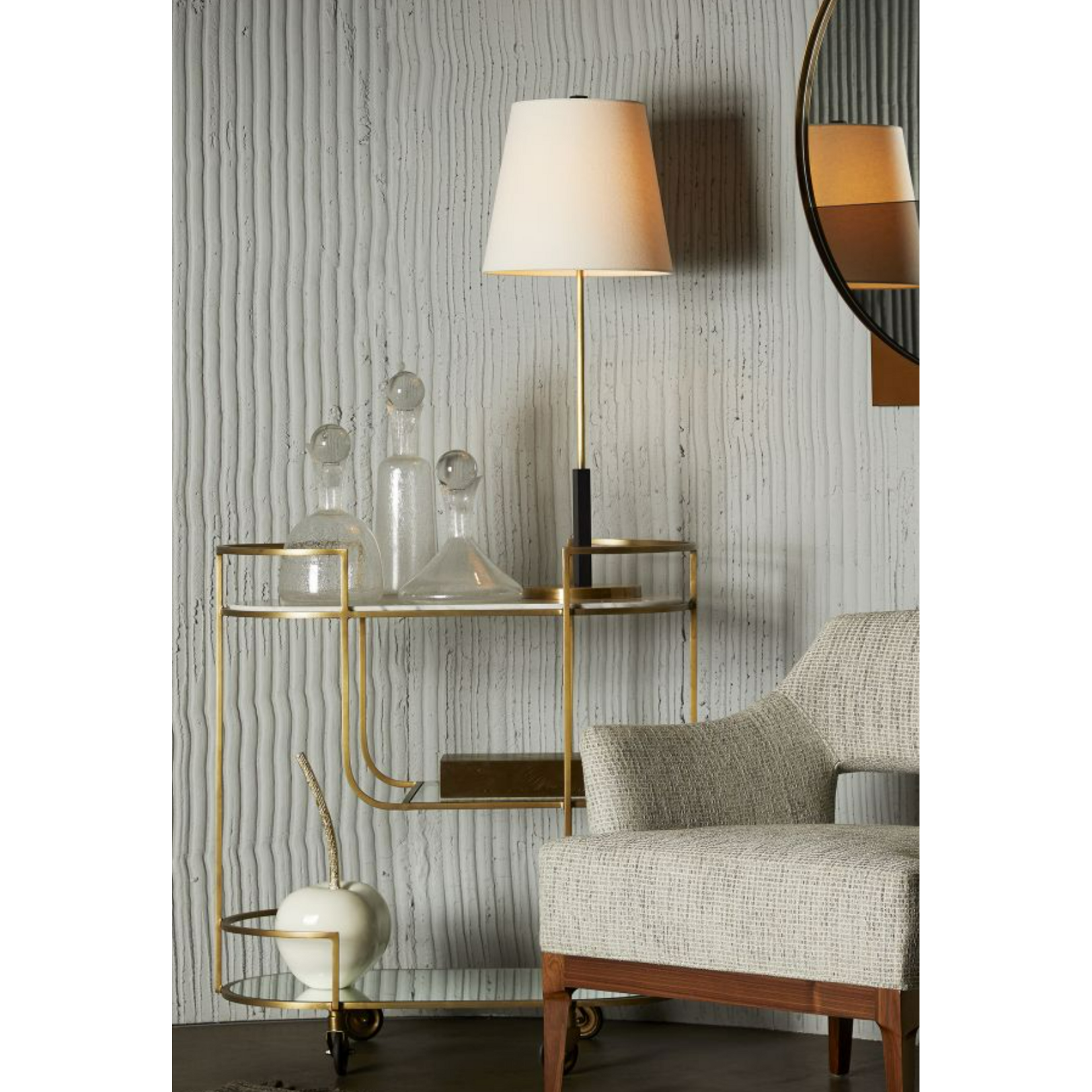 Arteriors Trainor Bar Cart