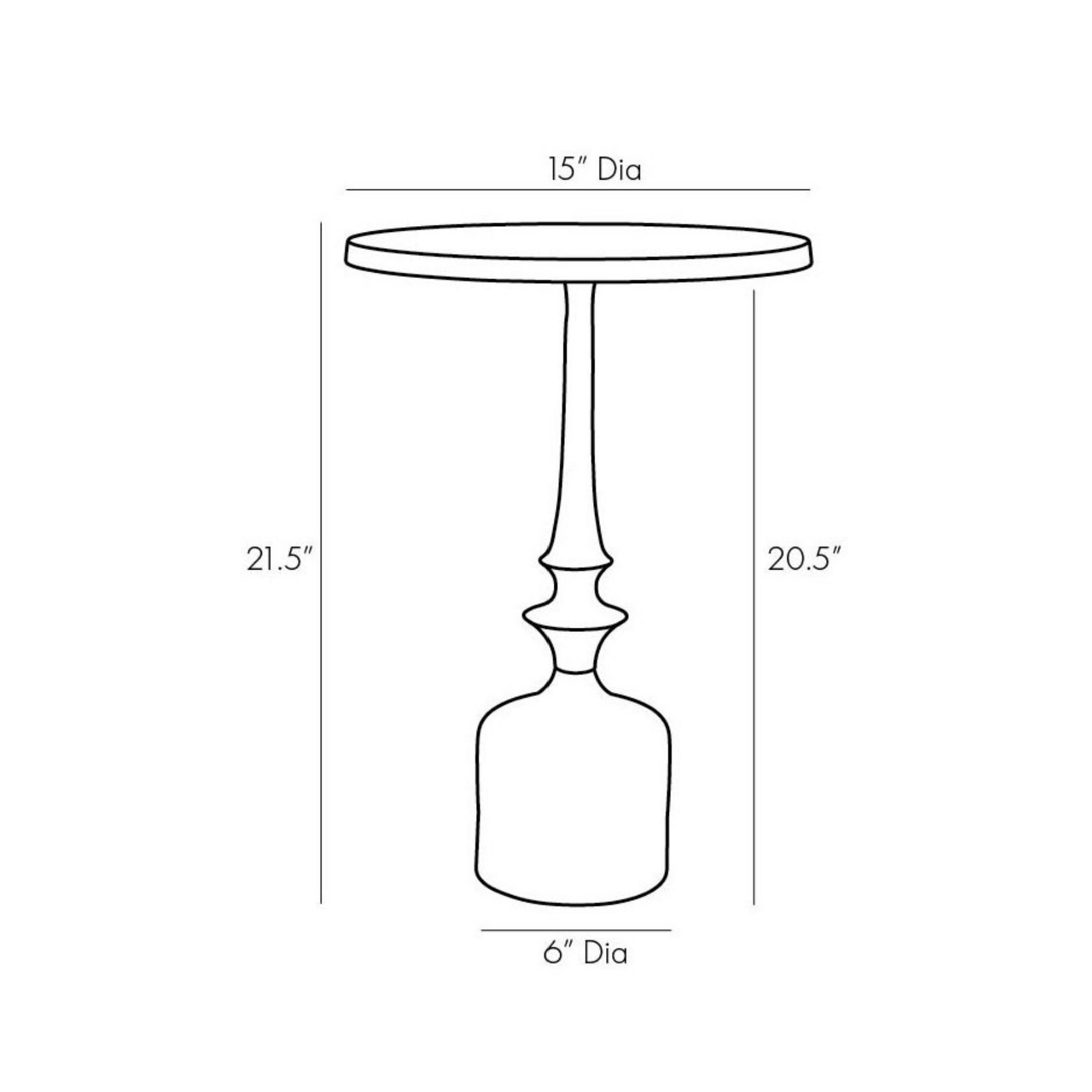 Arteriors Huntlee Accent Table