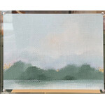Grass Cloth Landscape in Acrylic