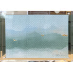 (SOLD) Grass Cloth Landscape in Acrylic