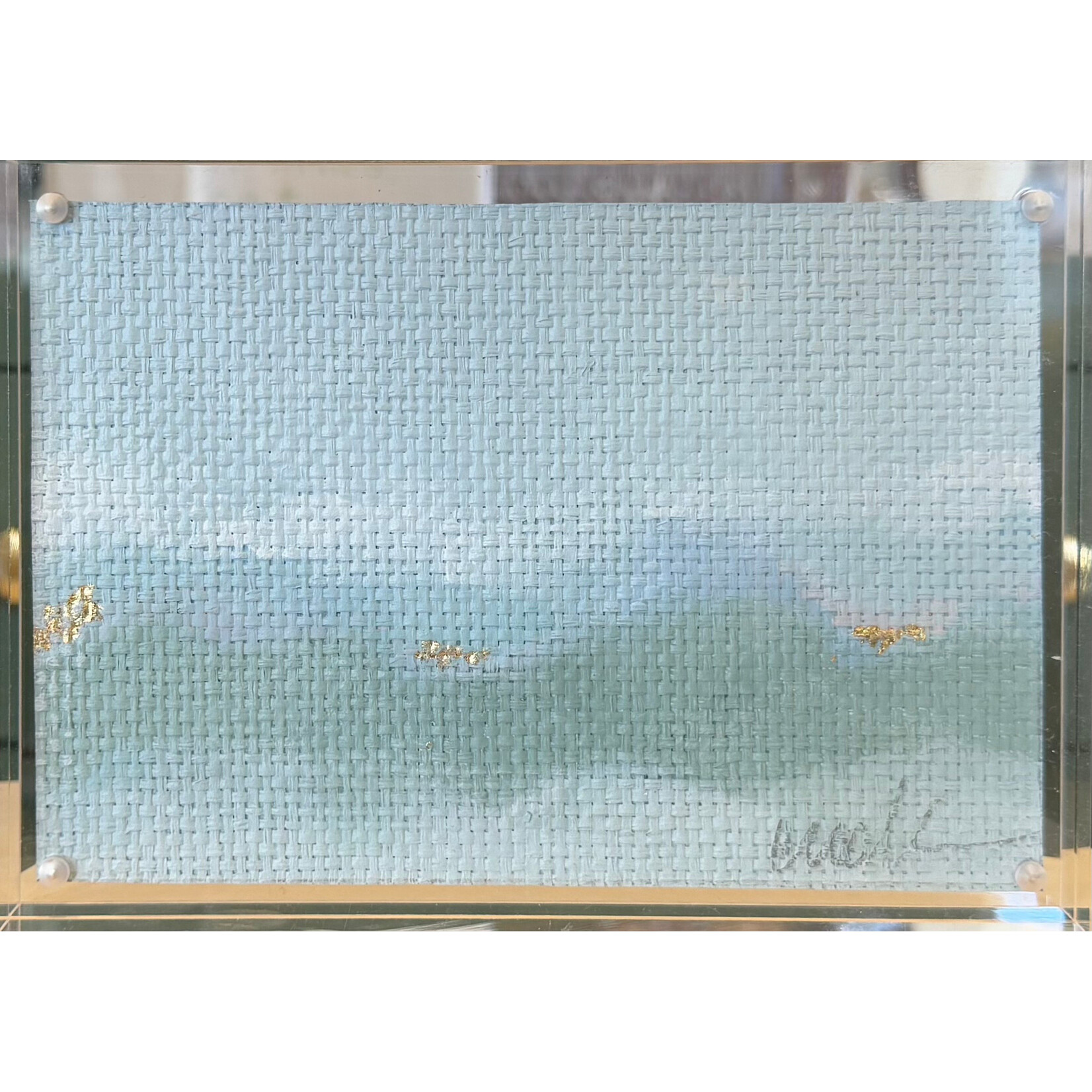 Grass Cloth Landscape in Acrylic