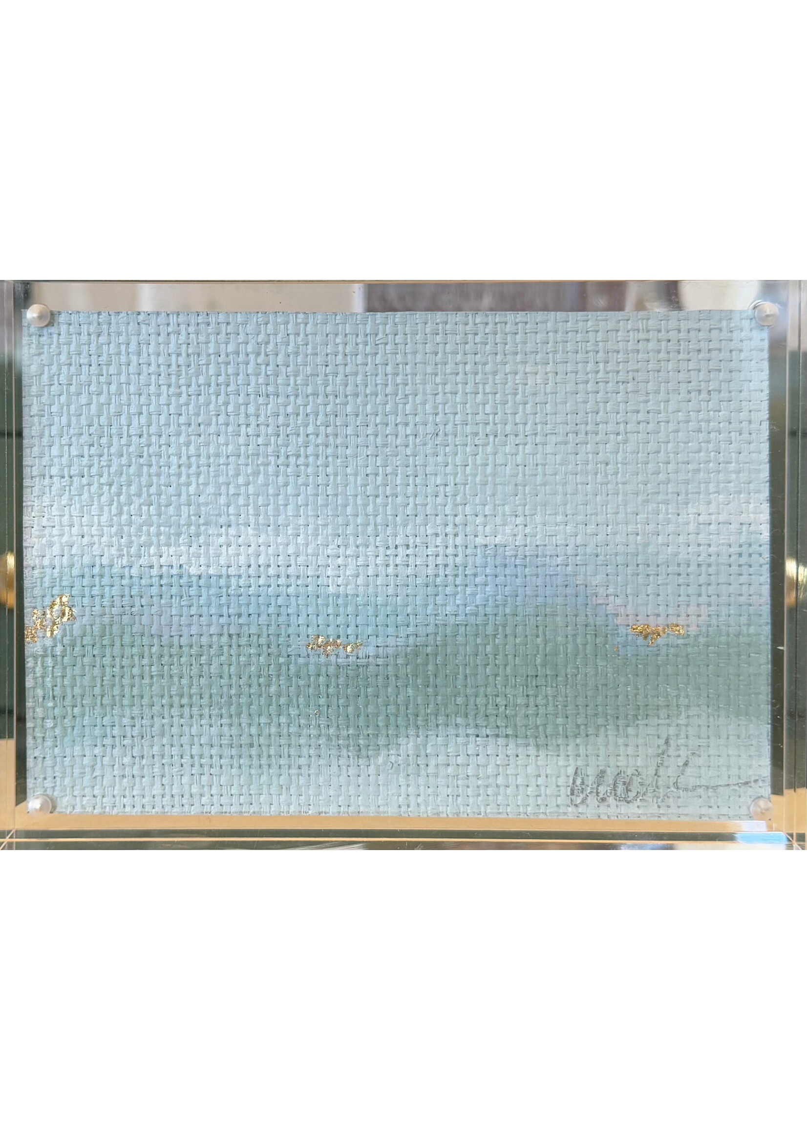 Grass Cloth Landscape in Acrylic