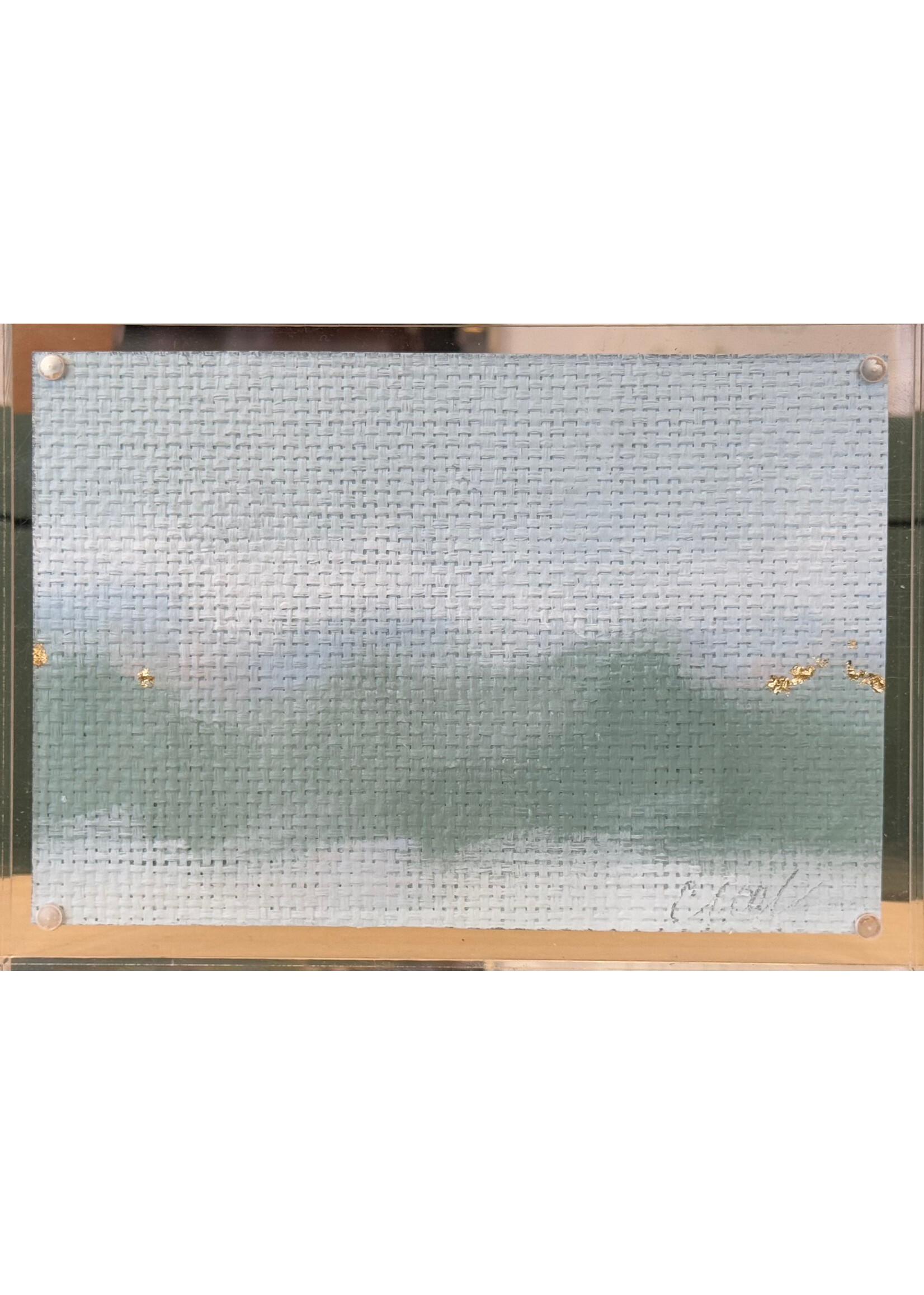 Grass Cloth Landscape in Acrylic