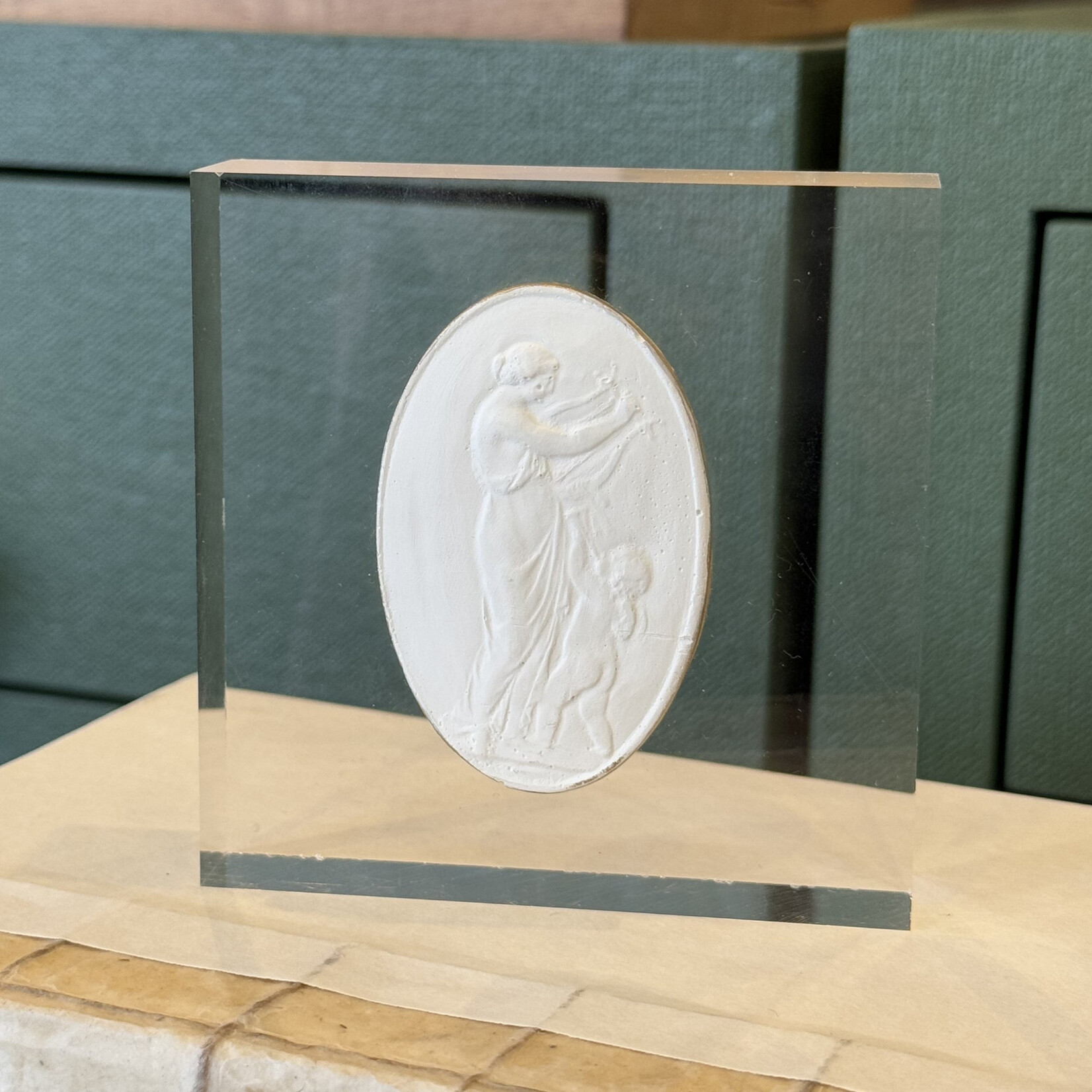 Intaglio on Acrylic Block