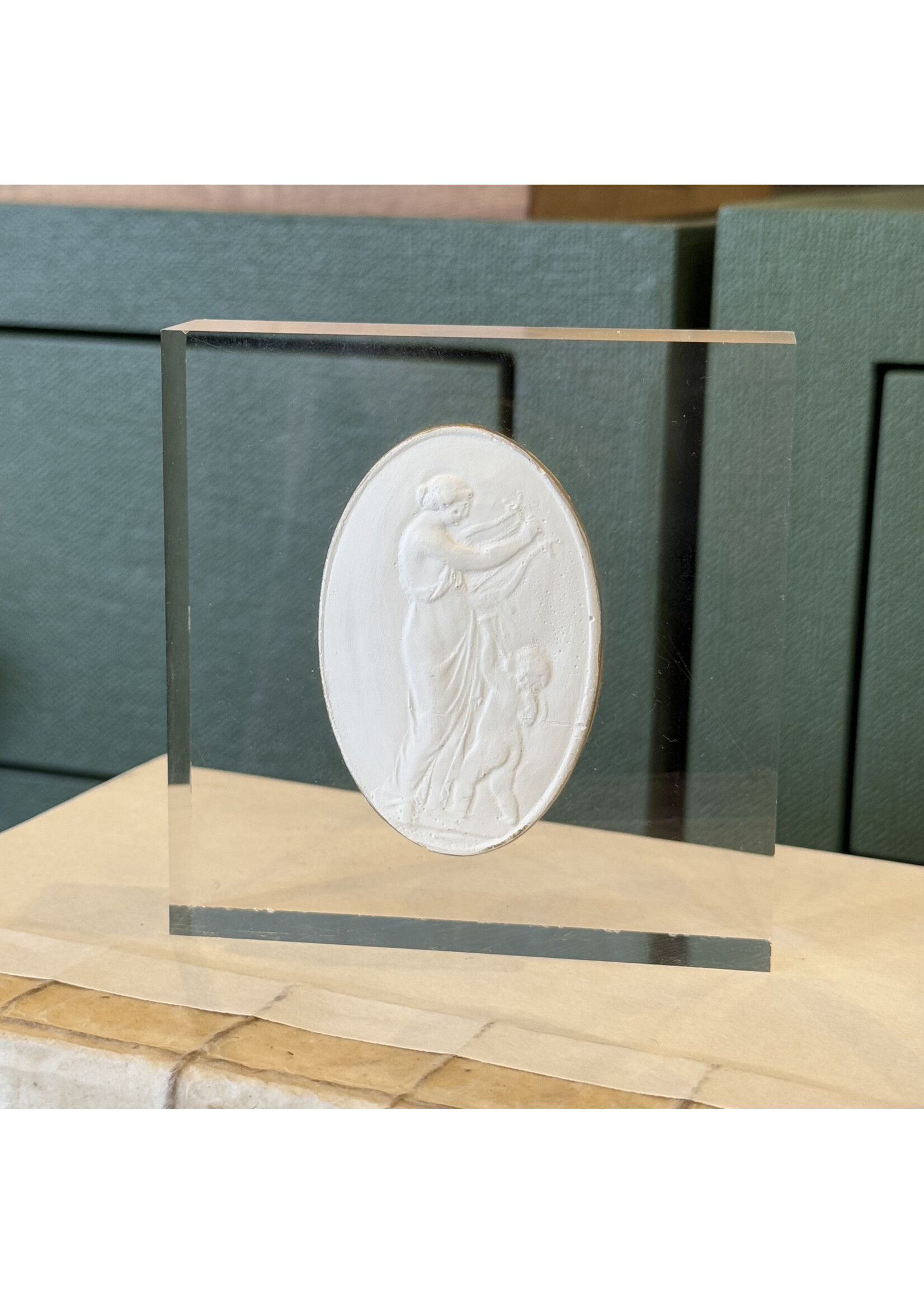 Intaglio on Acrylic Block