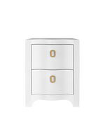 Worlds Away Helena Curved Side Table