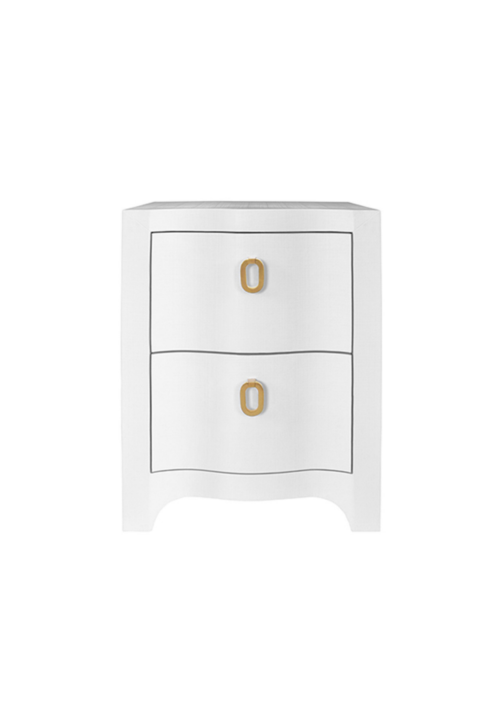 Worlds Away Helena Curved Side Table