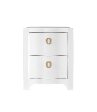 Worlds Away Helena Curved Side Table