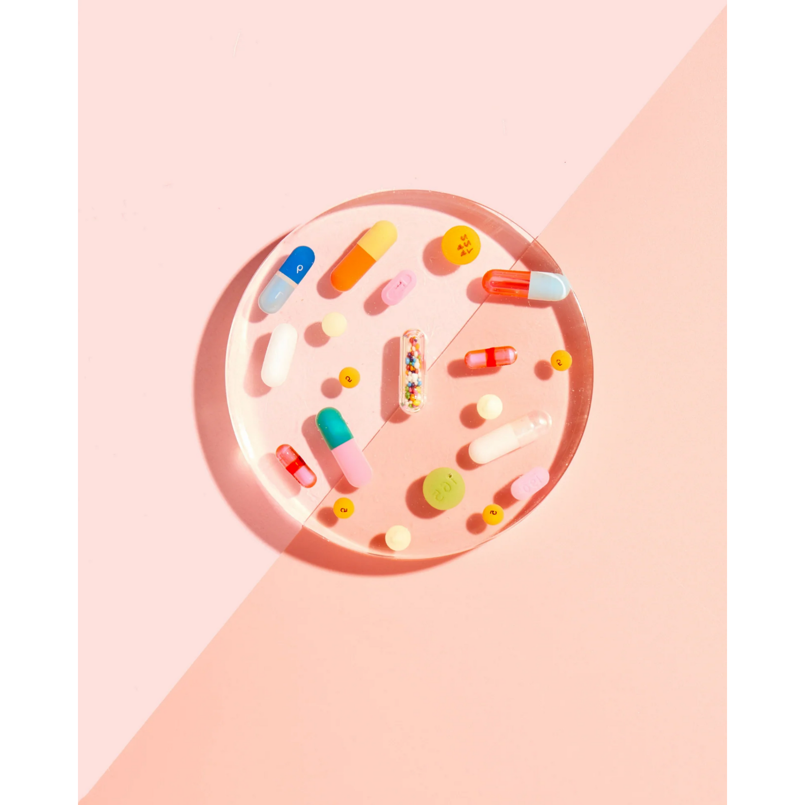 Classic Pill Coaster Set of 4
