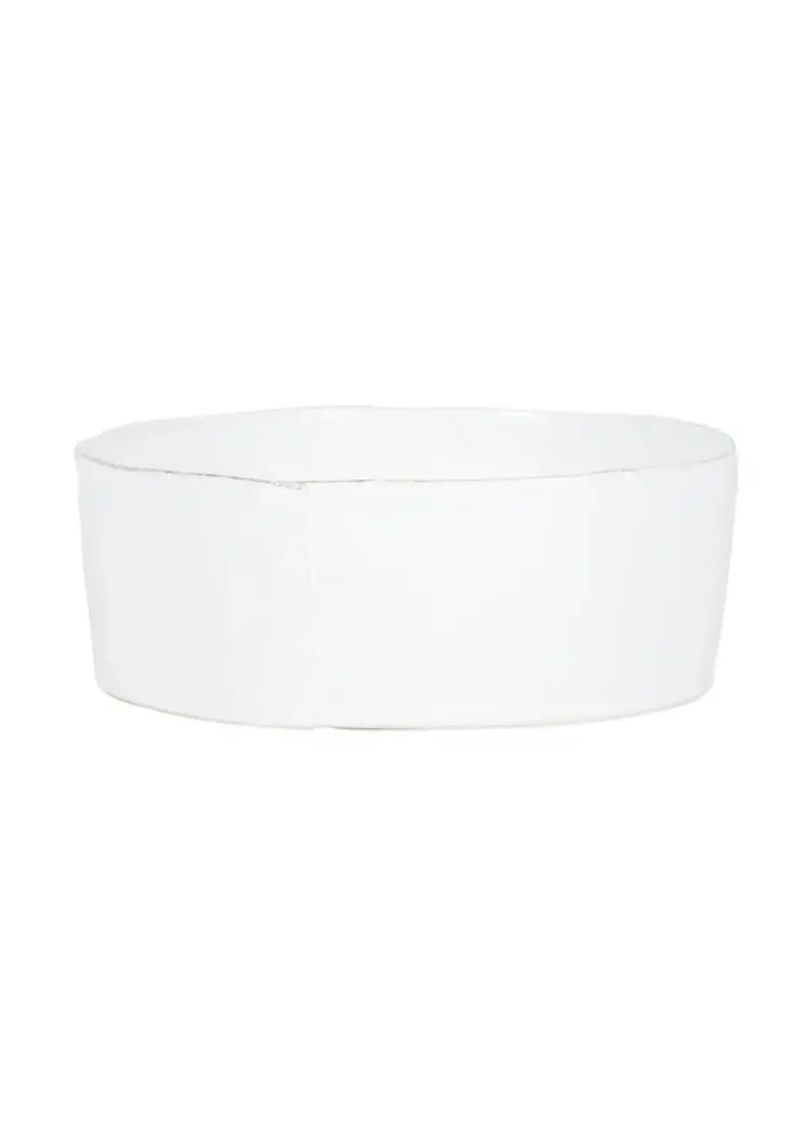 Vietri Lastra White Large Serving Bowl