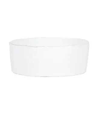 Vietri Vietri Lastra White Large Serving Bowl