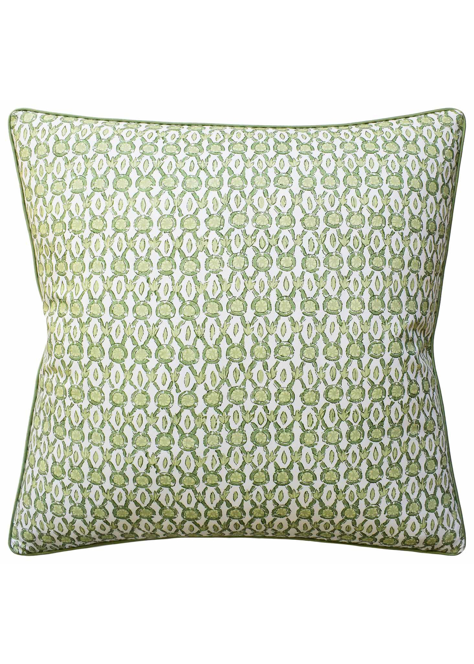 Galon Print Leaf Pillow