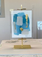 Blue/Turquoise Abstract