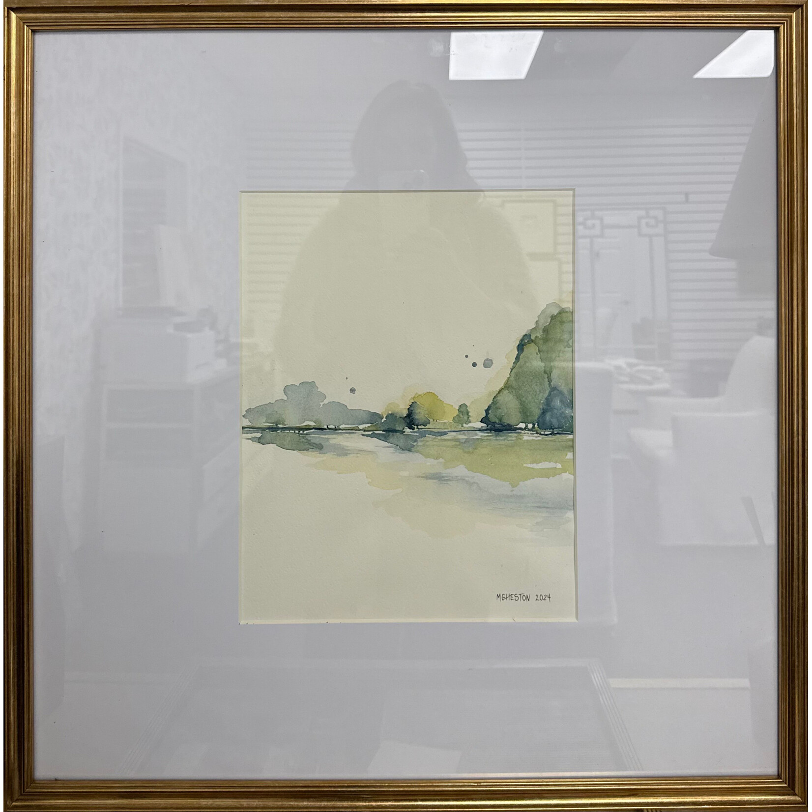 Landscape in Green & Yellow (Item #J)