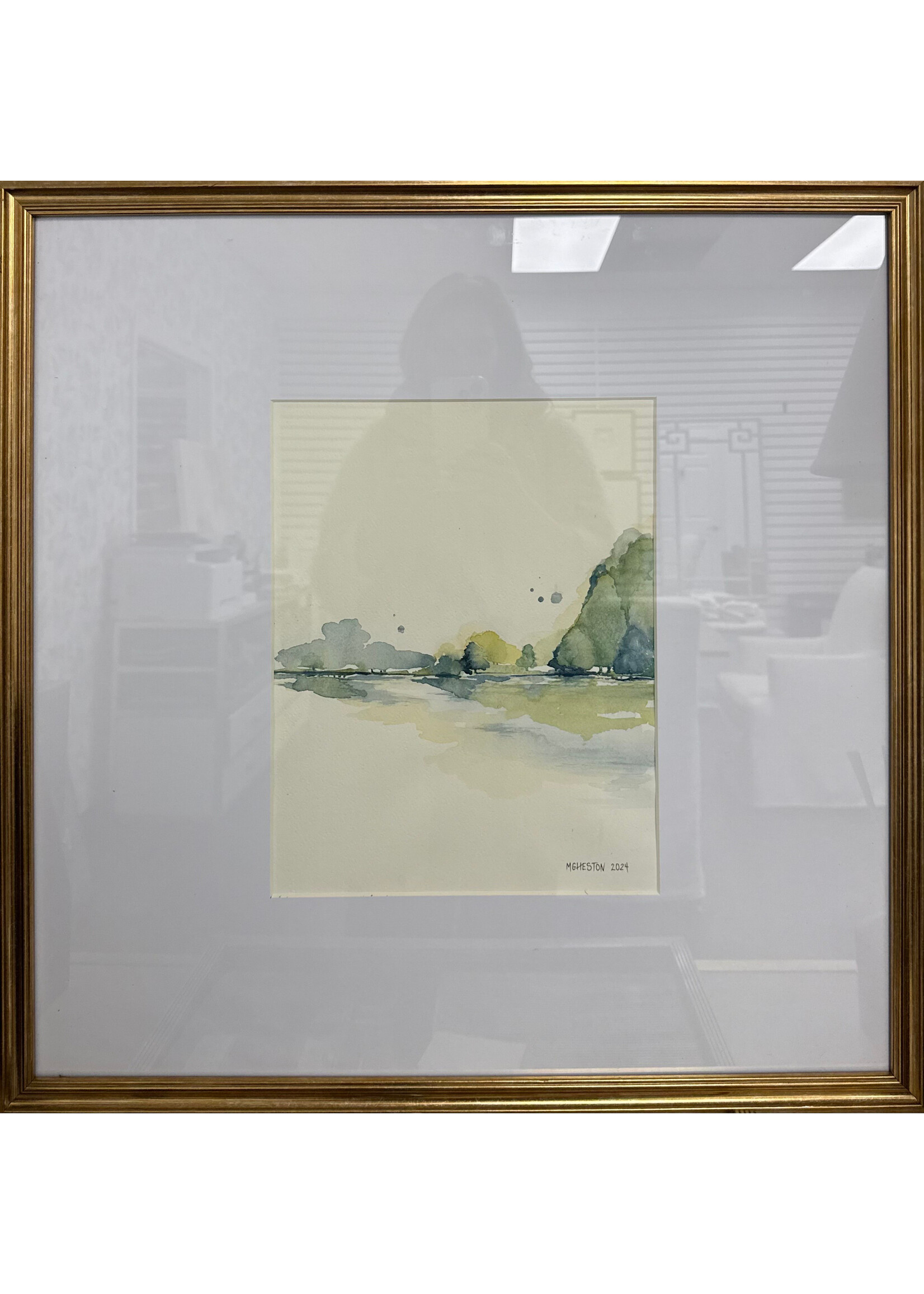 Landscape in Green & Yellow (Item #J)