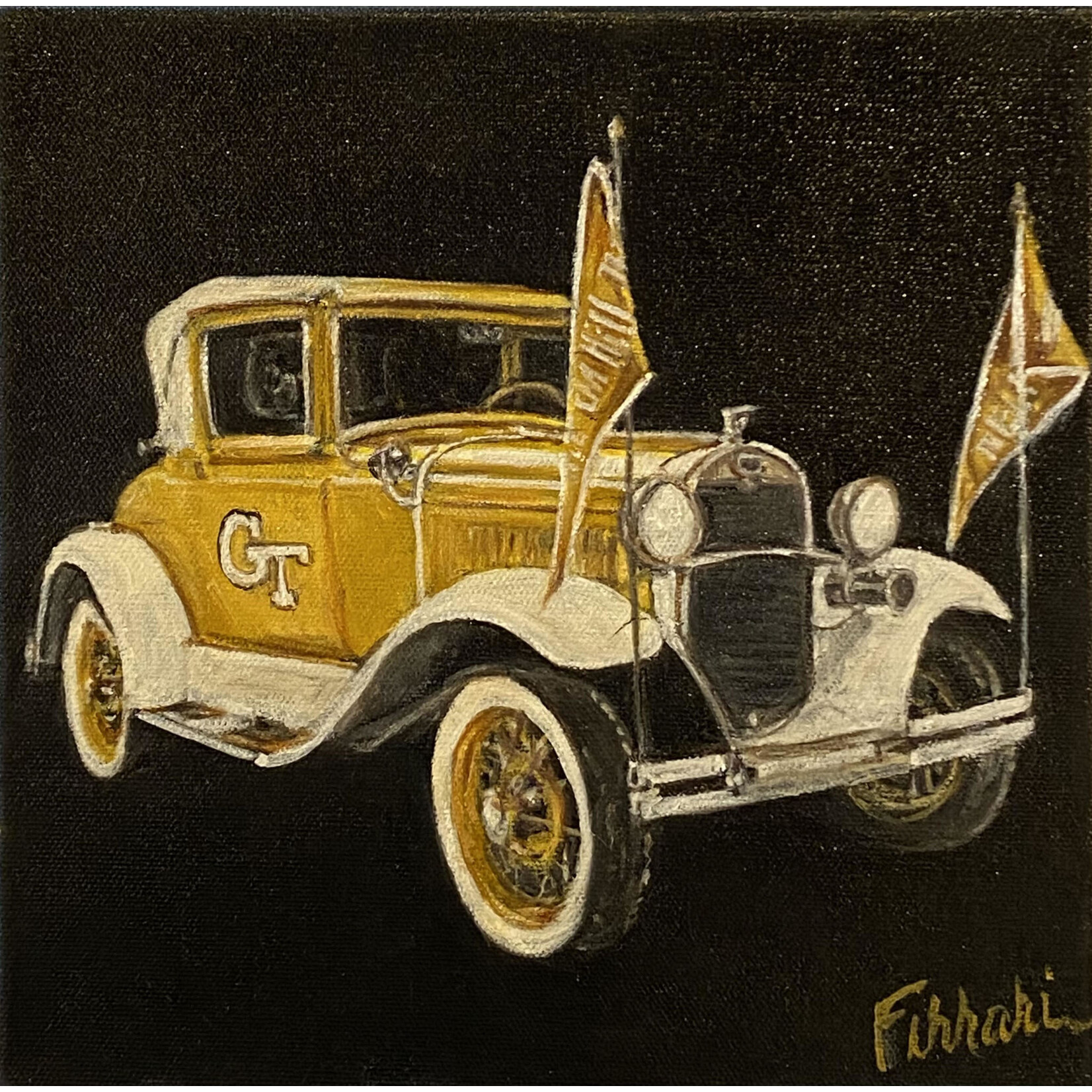 Carolyn Ferrari "Mascot: Ramblin Wreck" 10 x 10