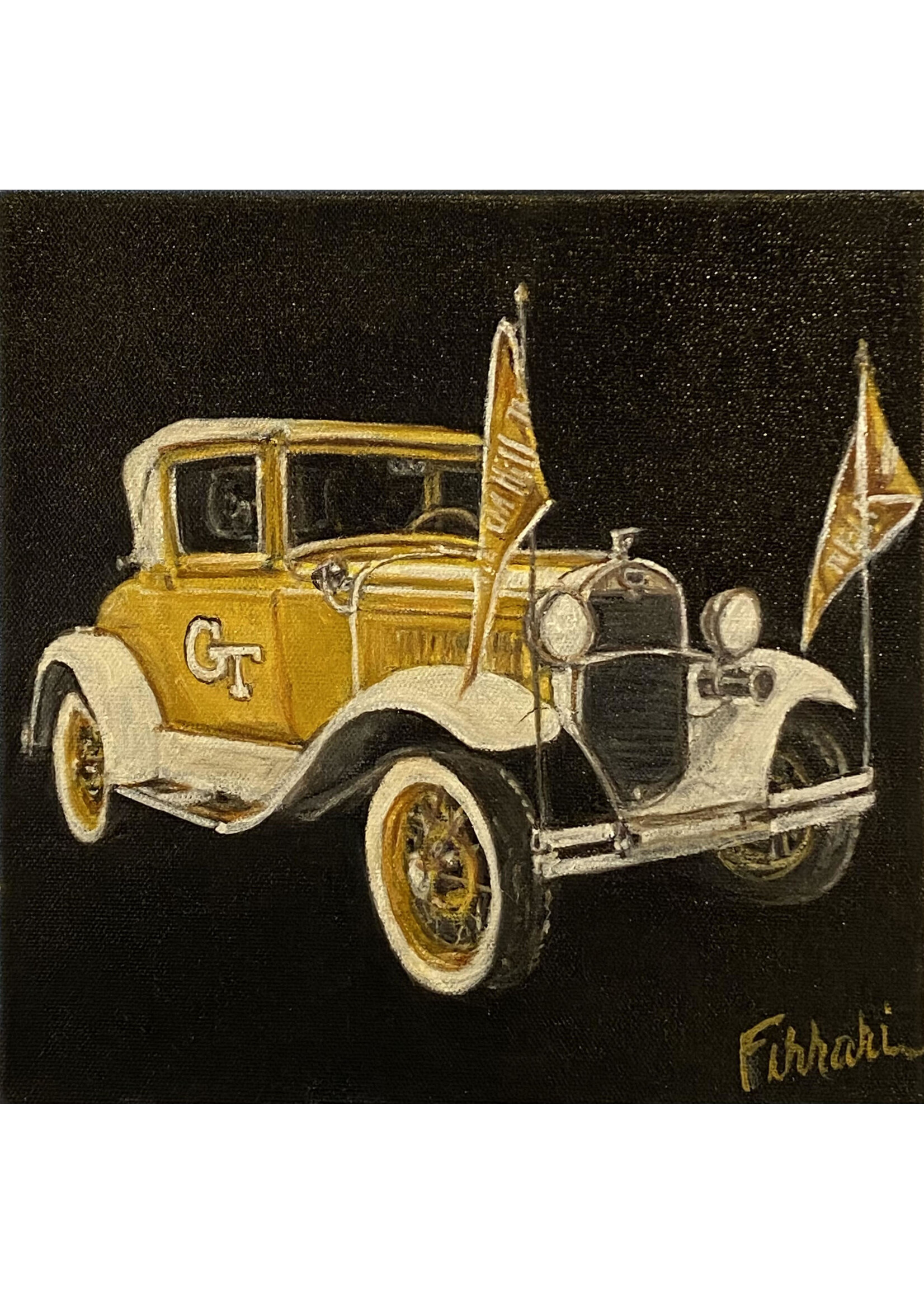 Carolyn Ferrari "Ramblin Wreck" 10 x 10