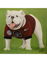 Carolyn Ferrari "Bulldog Full Body" 10 x 10