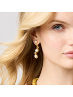 Julie Vos Julie Vos Kaleidoscope Eaerring Jacket  Iridescent Clear Crystal