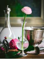 Match Pewter Footed Glass Vase