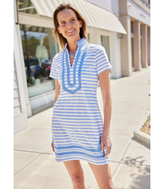 Sail to Sable Short Sleeve Tunic Dress