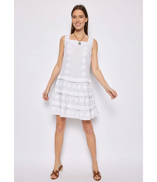 Sail to Sable Square Neck Dress