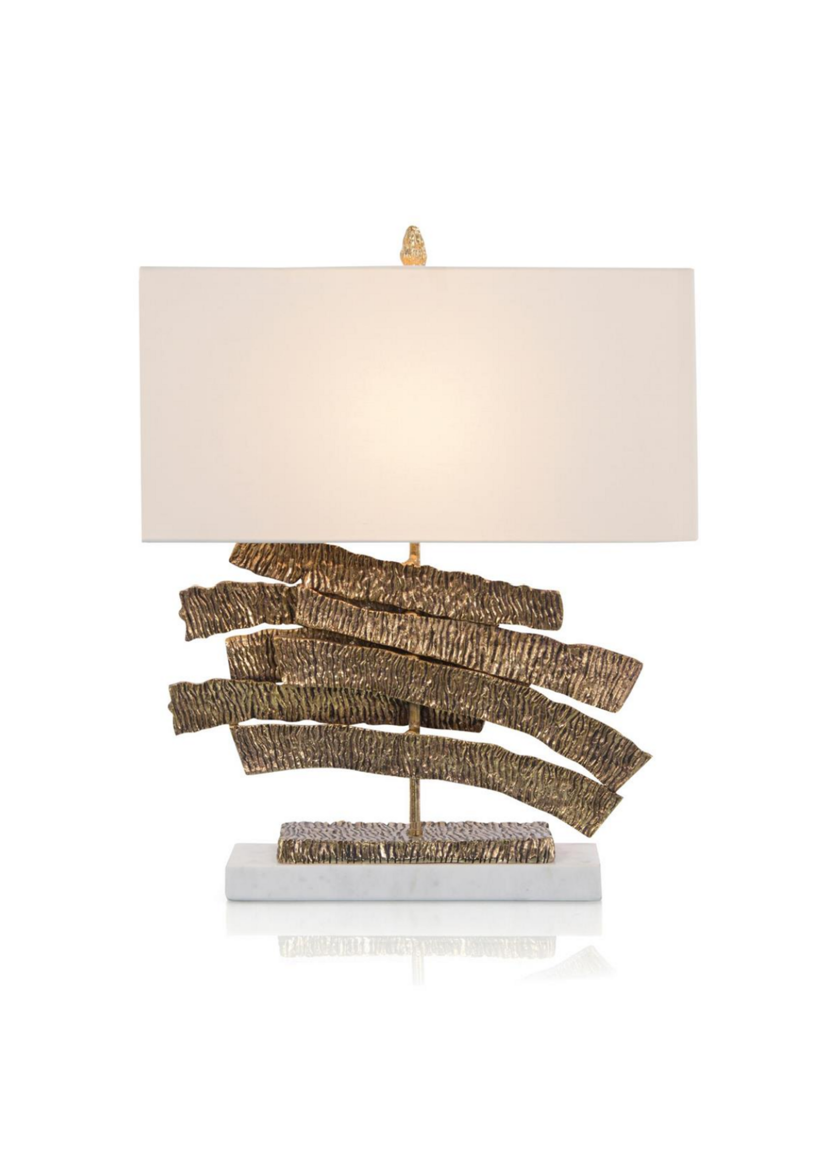 Brass Crinkle Lamp