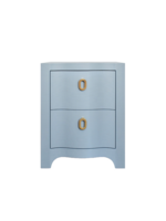 Worlds Away Helena Curved Side Table