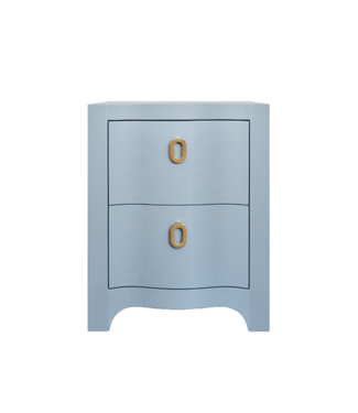 Worlds Away Helena Curved Side Table