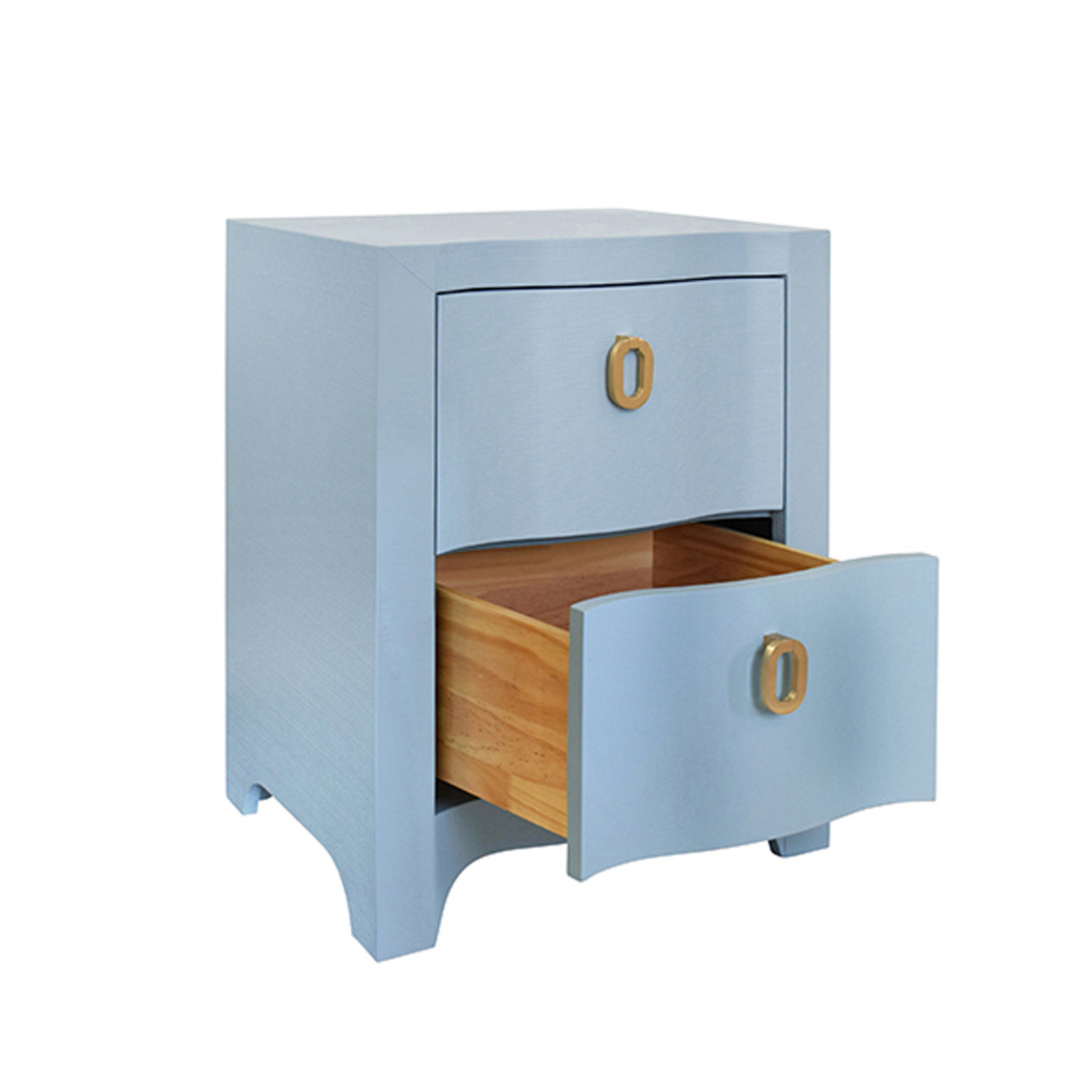 Worlds Away Helena Curved Side Table