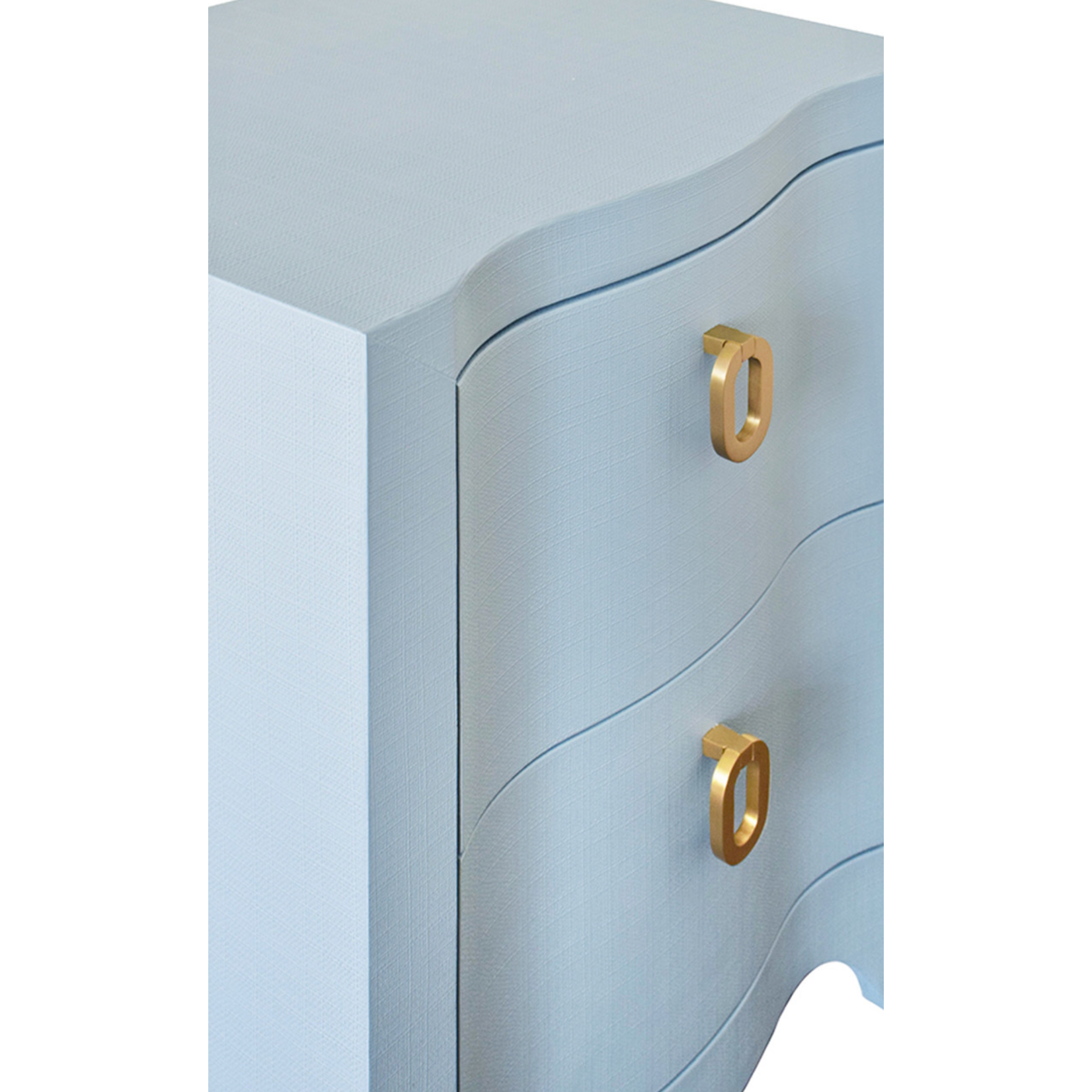 Worlds Away Helena Curved Side Table