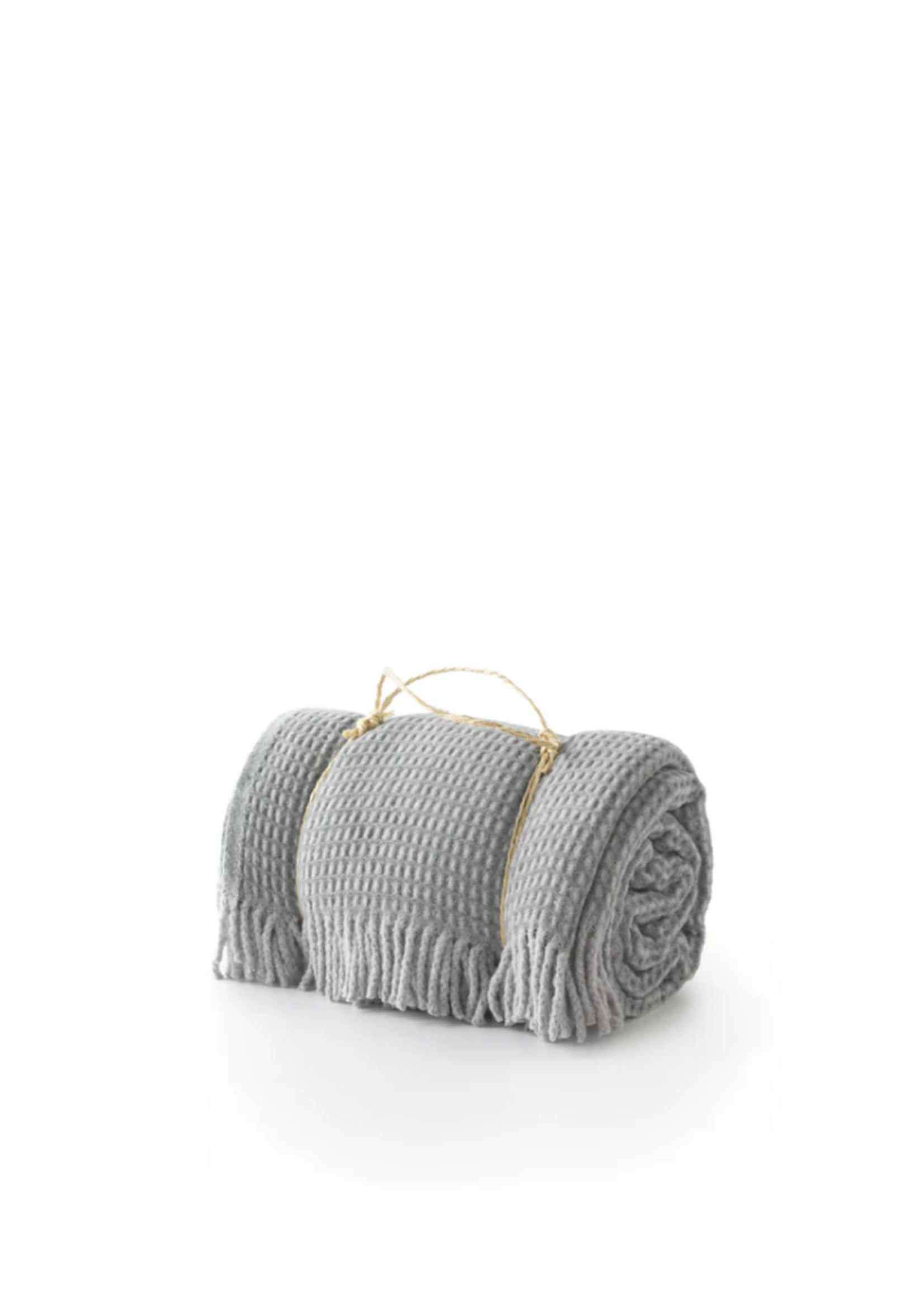 Sage Uniwaffle Textured Throw