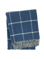 Denim Double Face Windowpane Throw
