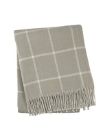 Sand Double Face Windowpane Throw