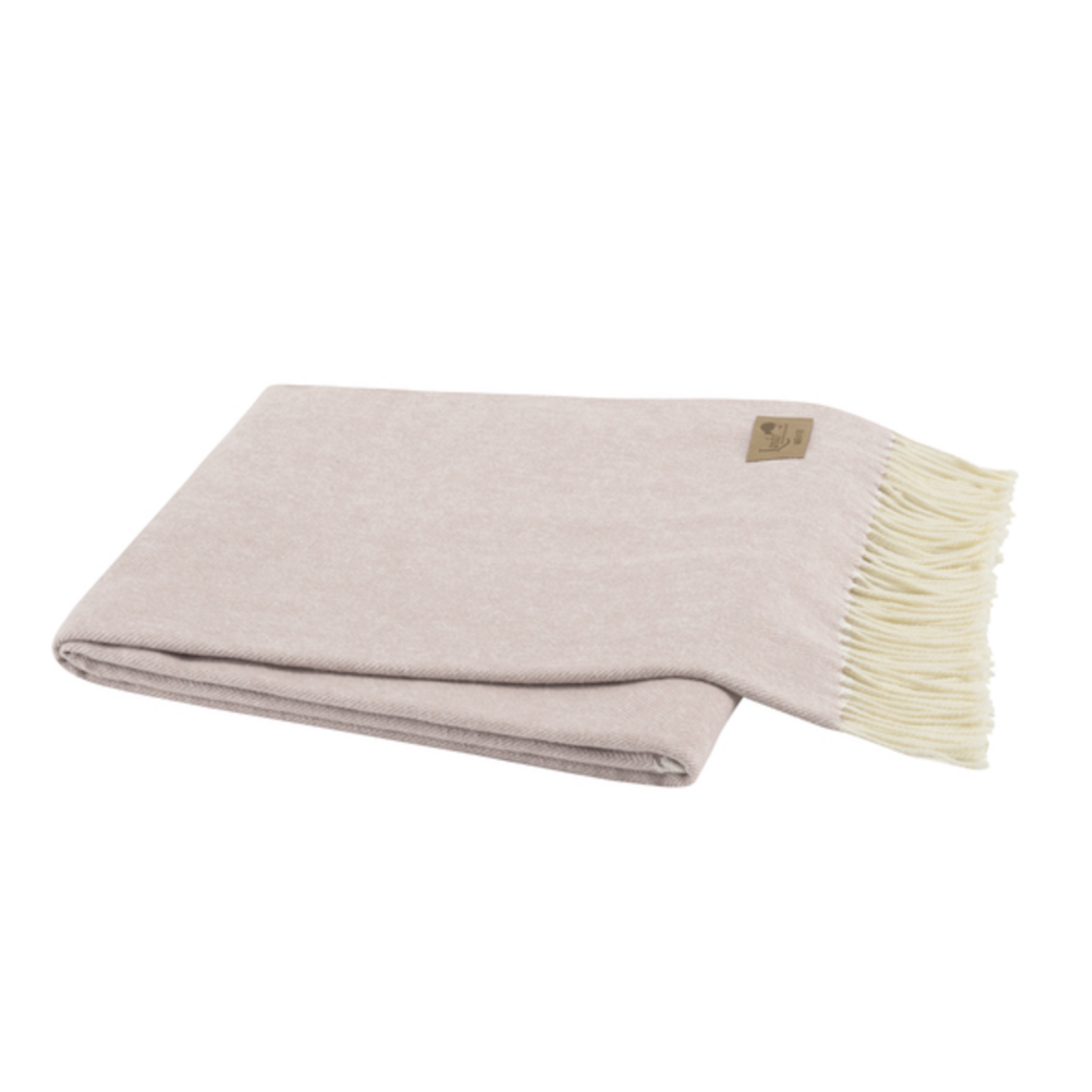 Rose Quartz Italian Herringbone Throw