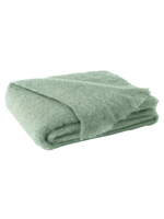 Sage Brushed Mohair Throw